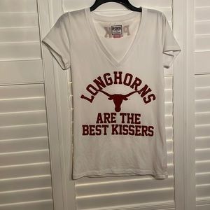 PINK longhorns tee